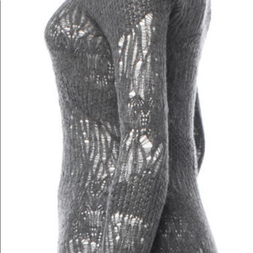 Helmut Lang grey sweater soft alpaca blend small - Picture 2 of 6